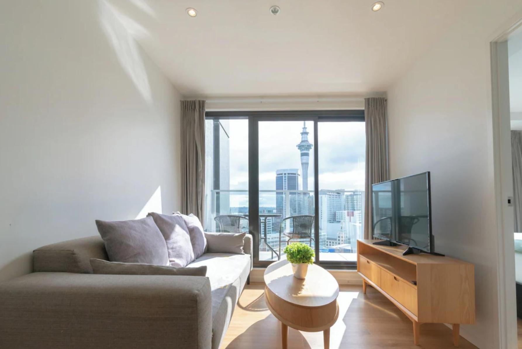 Skytower And City View 2 Bedroom Apartment On High Floor Όκλαντ Εξωτερικό φωτογραφία