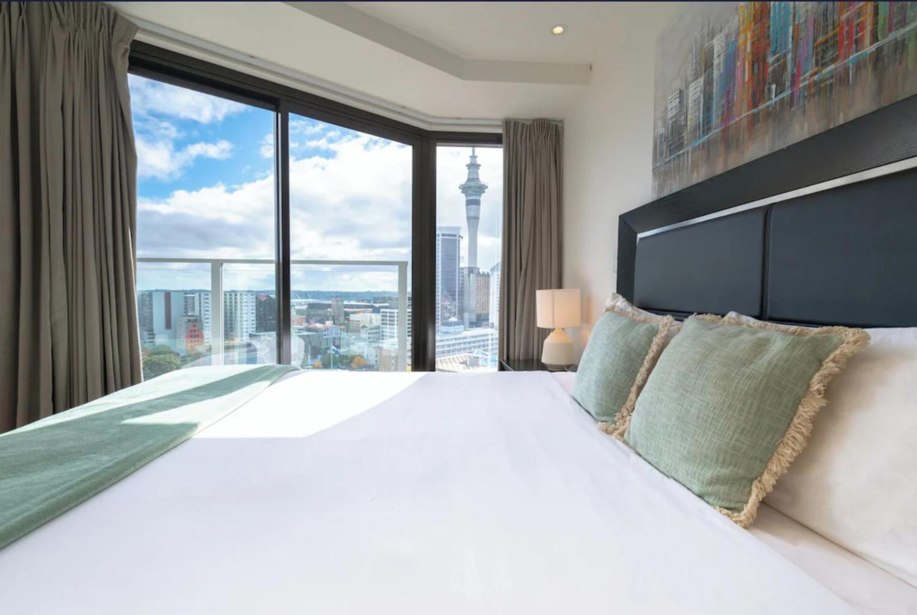 Skytower And City View 2 Bedroom Apartment On High Floor Όκλαντ Εξωτερικό φωτογραφία